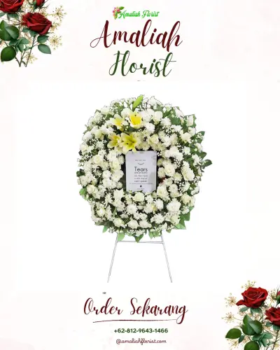Krans Bunga Duka Cita di Nglarangan