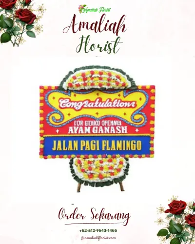 Bunga Papan Congratulation di Nglarangan